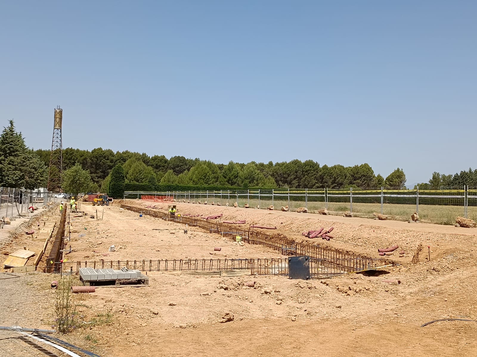 Obras de la Base Aragonesa de Fútbol