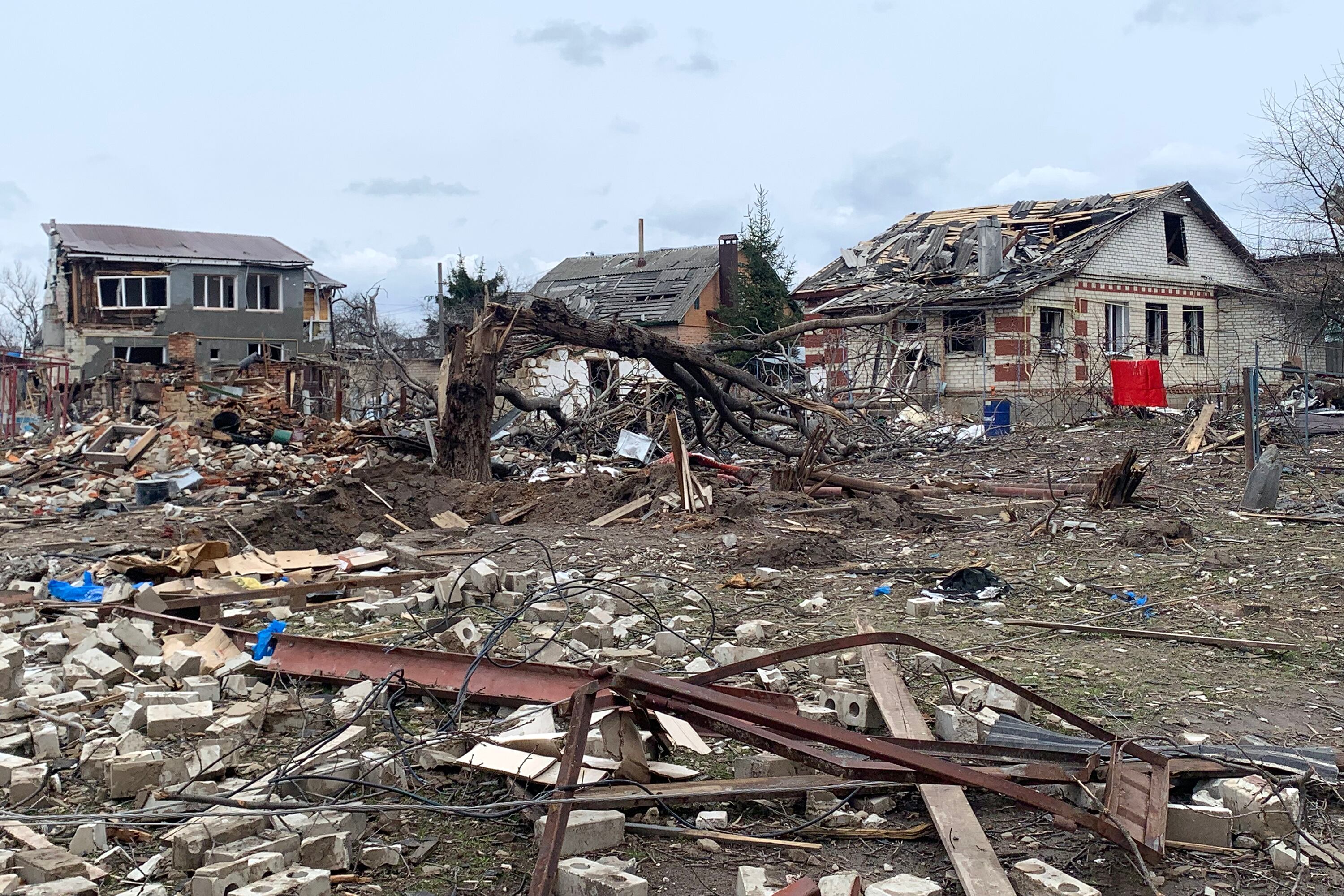 Vista general de la localidad ucraniana de Chernigov, cuya provincia, la más septentrional de Ucrania y una de las más pobres.