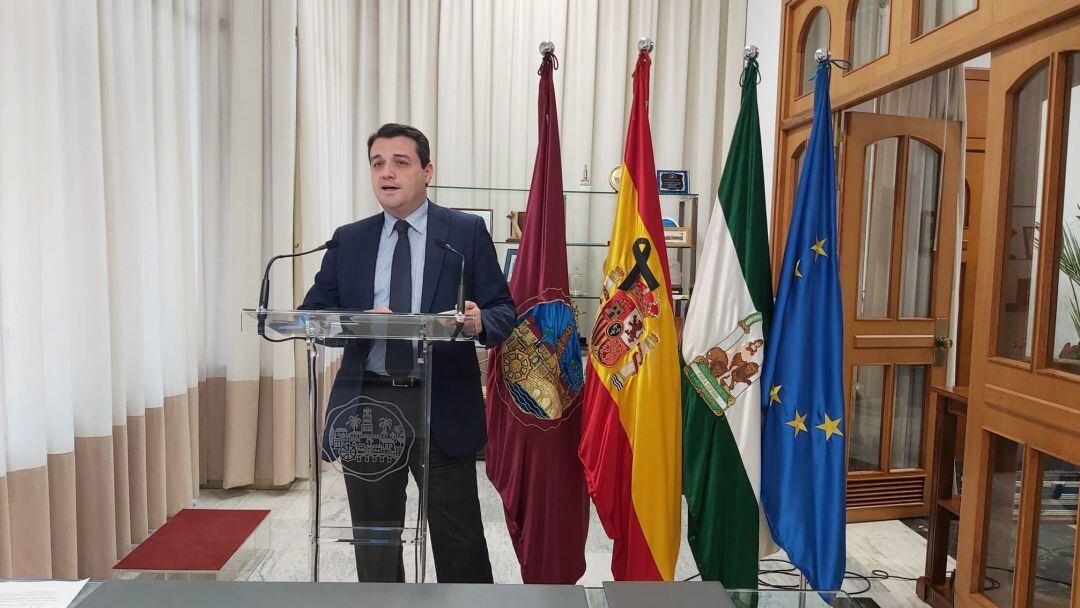 Bellido, en su comparecencia de esta mañana.