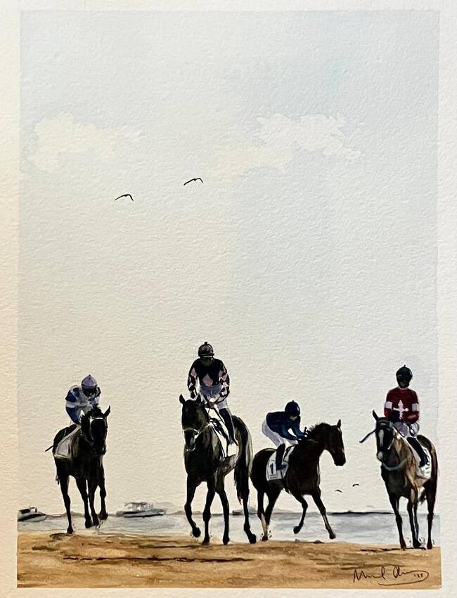 Acuarela de Manuel Olivas