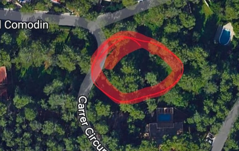 Imagen de la zona donde se produjo el tráfico suceso