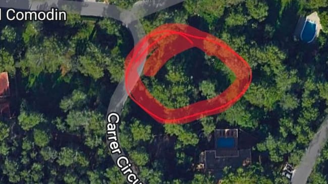 Imagen de la zona donde se produjo el tráfico suceso