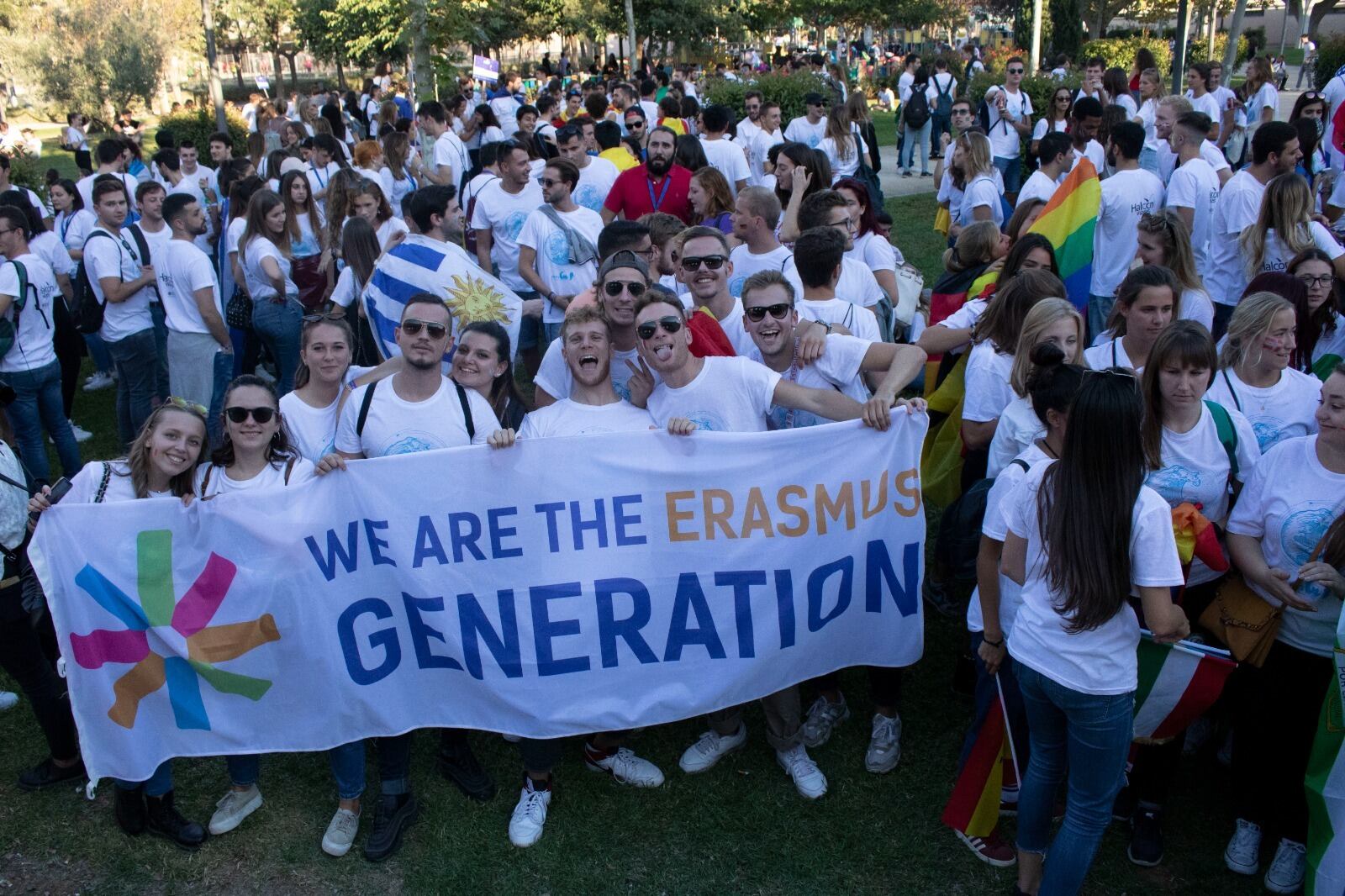 Uno de los encuentros de Erasmus celebrado hace unos meses.