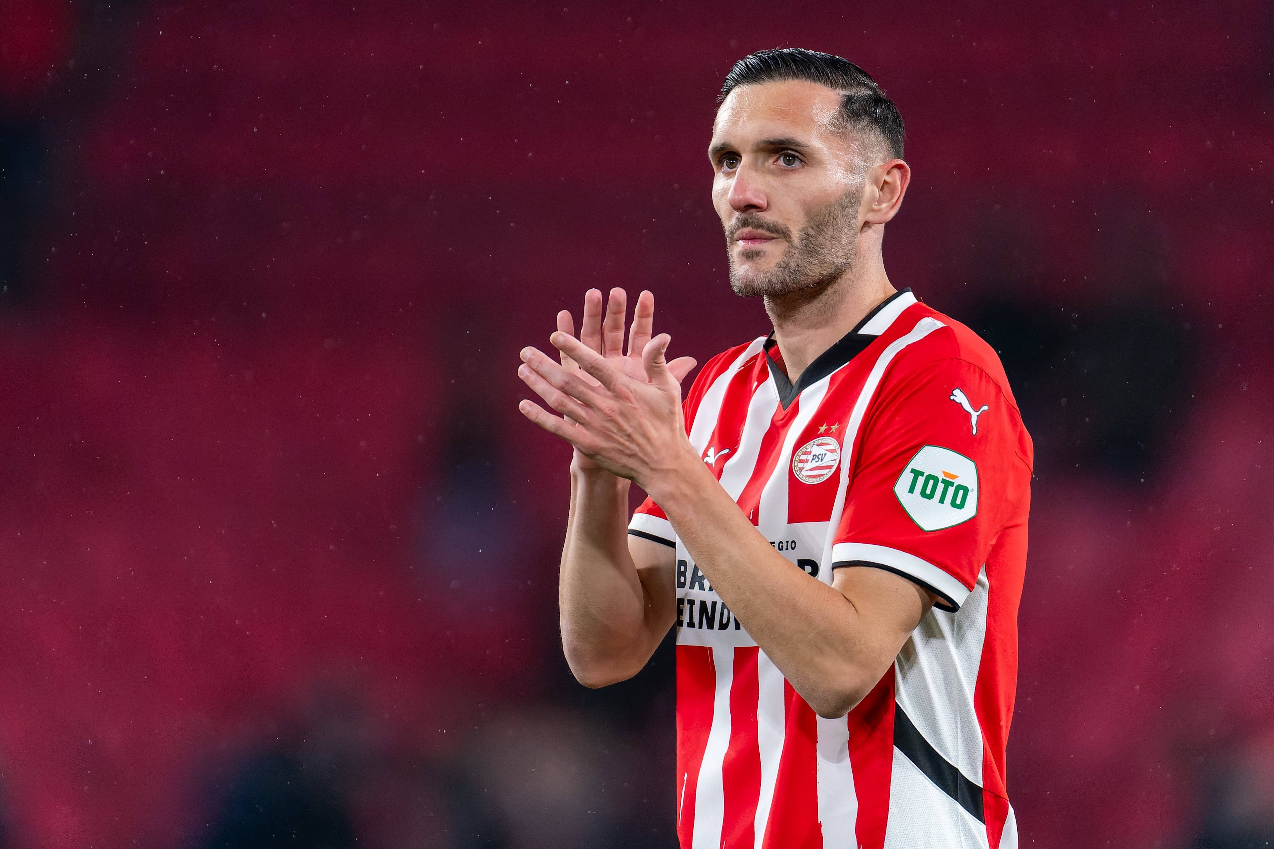 Lucas Pérez, durante un partido con el PSV Eindhoven