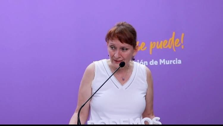 María Marín, portavoz parlamentaria de Podemos