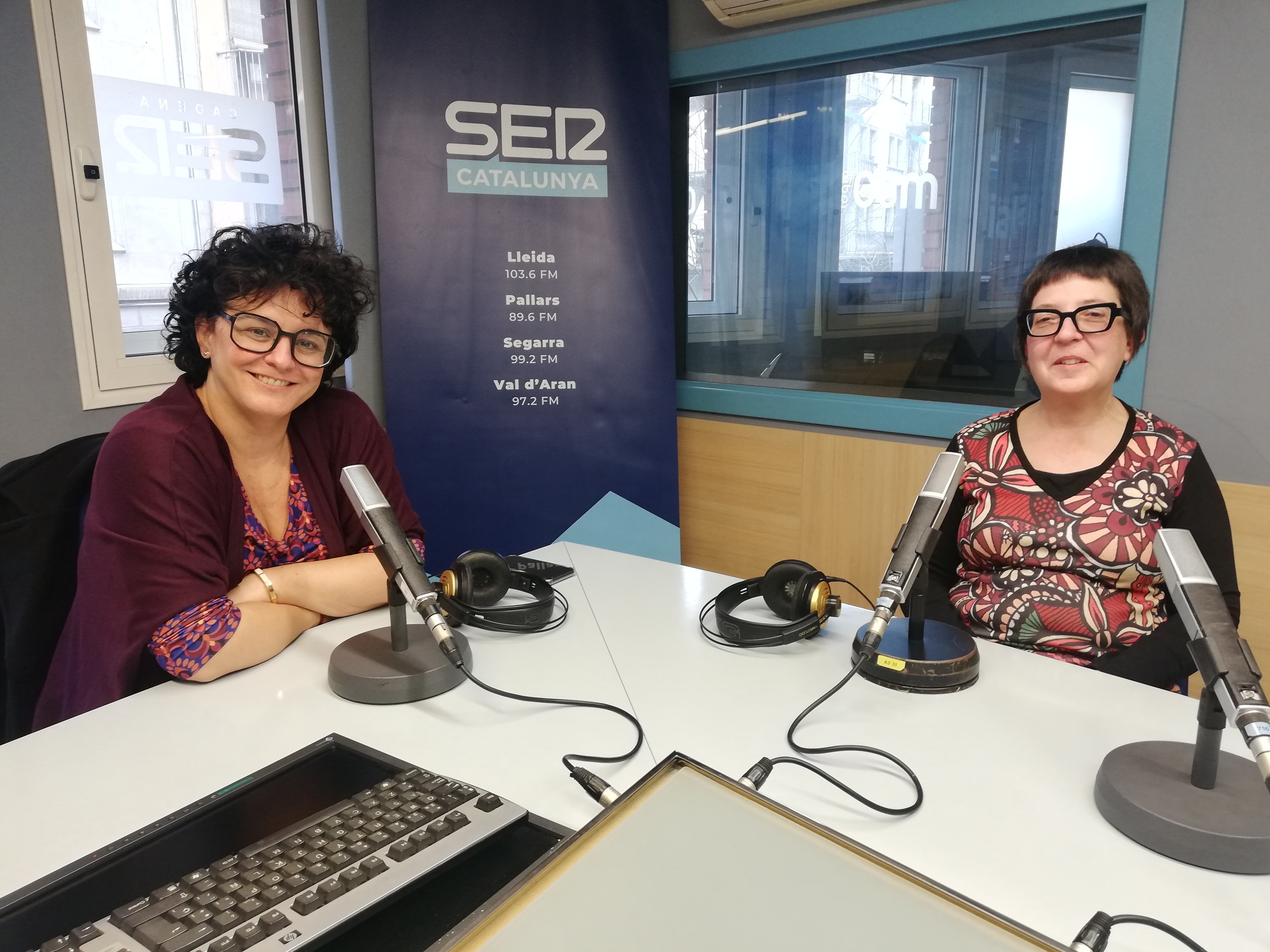 Debat a les vigílies del DIa Internacional de les Dones amb Susana Martínez i Olga Olivera-Tabeni.