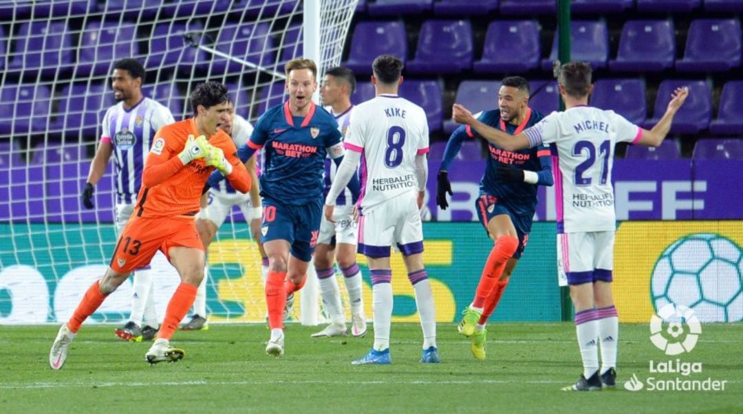 Bono celebra el gol del empate en el descuento