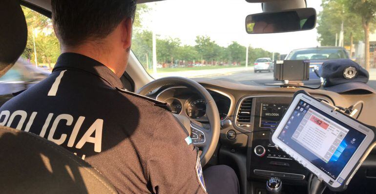 Imagen de uno de los controles realizados estos días en la ciudad