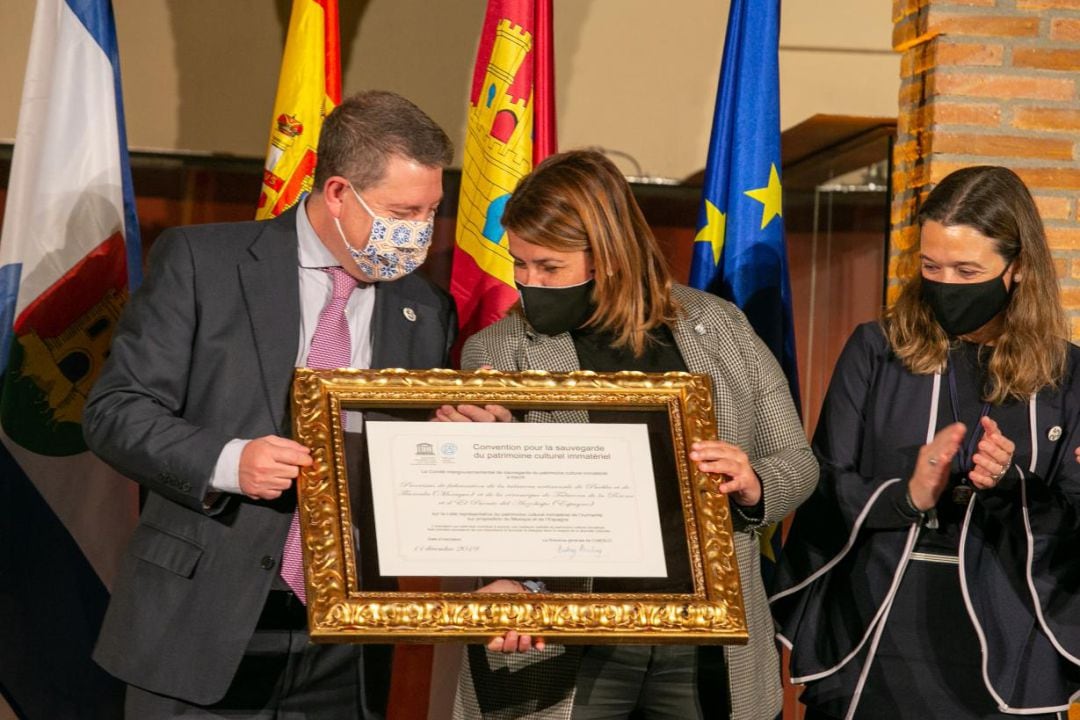 Recepción del certificado de la UNESCO en Talavera de la Reina