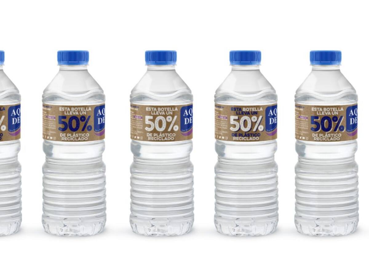 Aquadeus apuesta por la economía circular lanzando una botella de PET reciclado