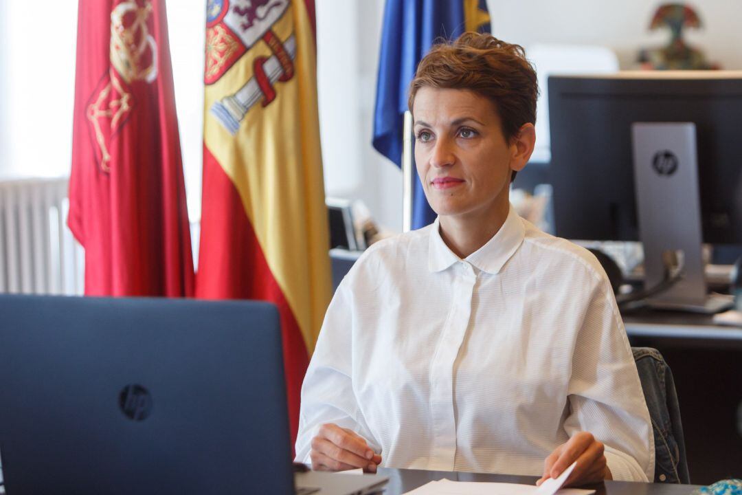 María Chivite, presidenta del Gobierno de Navarra