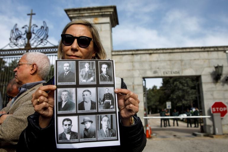 Silvia Navarro, miembro de una de las organizaciones que representan a las familias de las víctimas de la guerra civil 