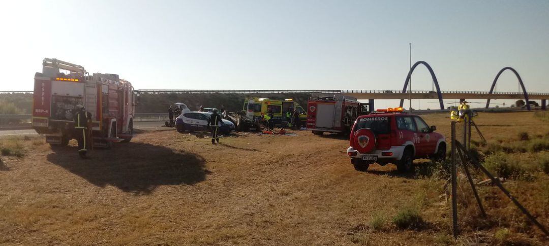 Imagen de archivo de un accidente cerca de La Roda