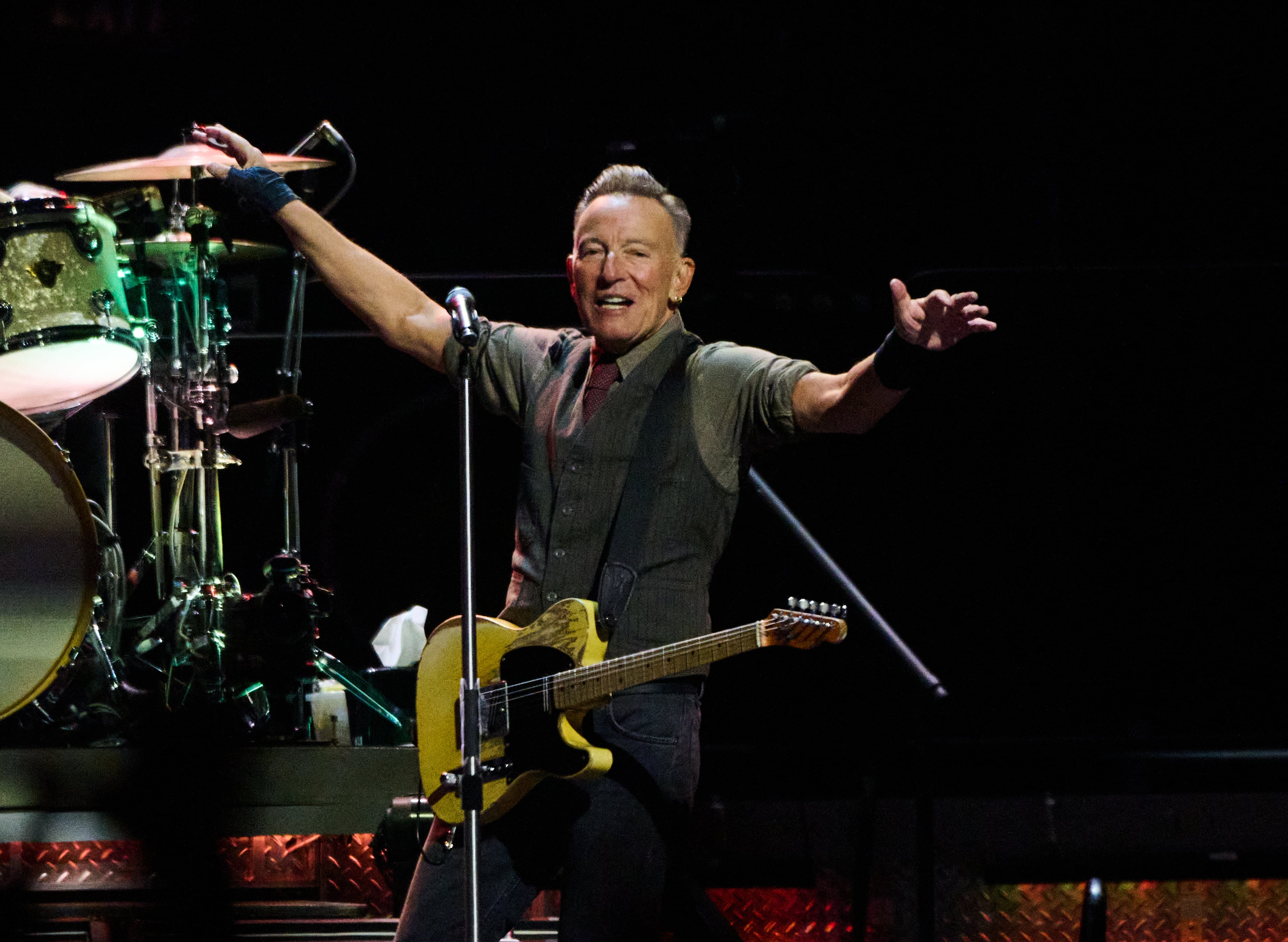 Bruce Springsteen, durante un concierto celebrado en Los Ángeles el pasado mes de abril.