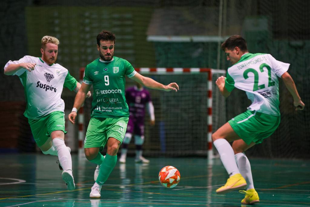 Dani Ramos en un partido ante el Torremolinos