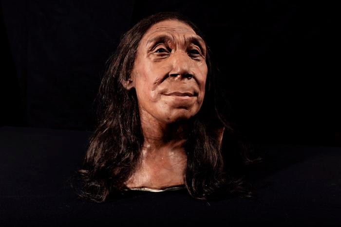 Rostro de mujer neandertal reconstruido en 3 dimensiones