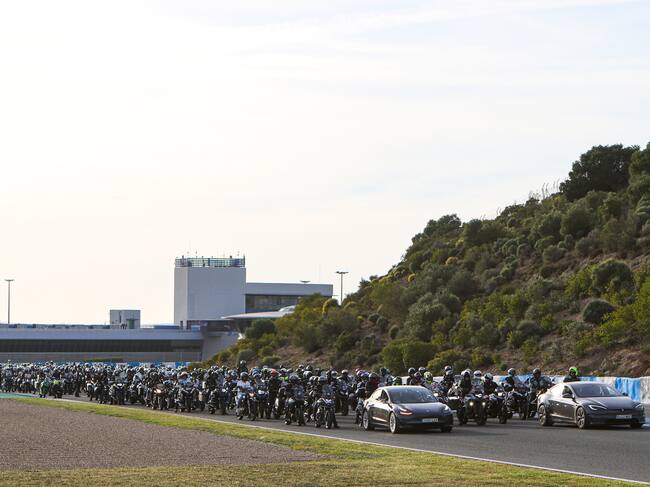 Concentración moto turística Circuito de Jerez
