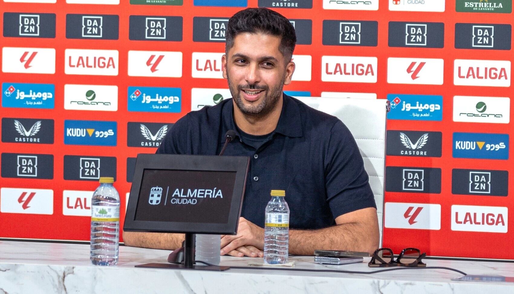 El nuevo presidente del Almería no ha mostrado sus cartas.