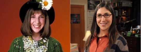 Mayim Bialik, en &#039;Blossoom&#039;, y Amy Farrah Fowler.