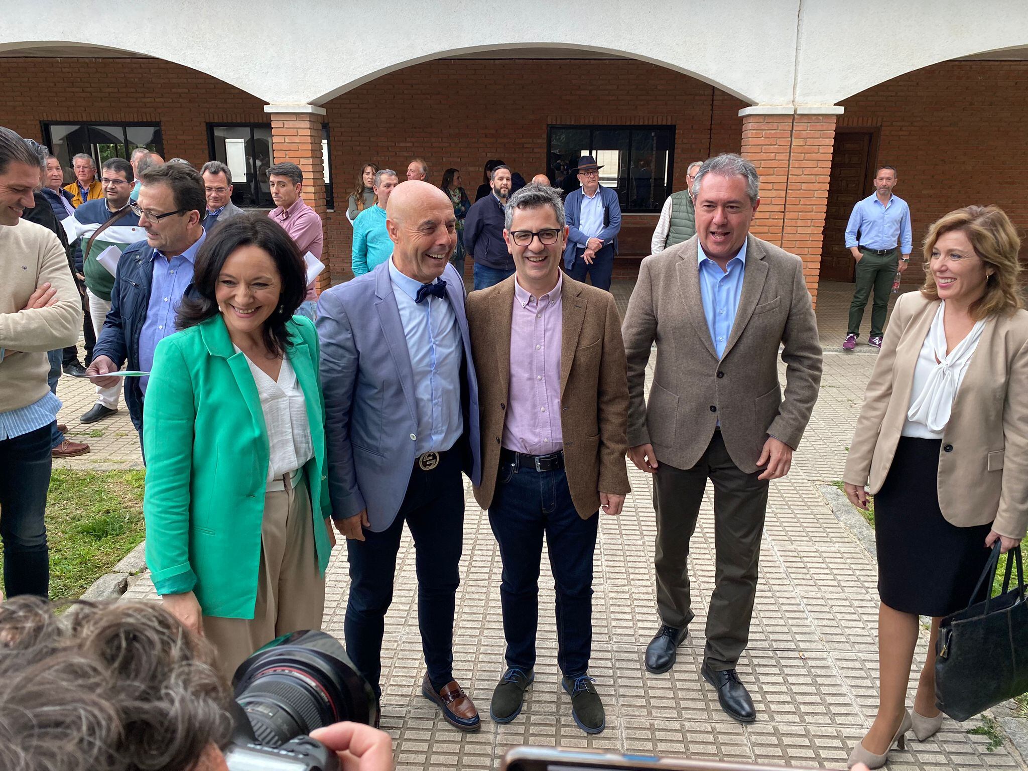 En la foto Rafi Crespín, Antonio Hurtado, Fñelix Bolaños y Juan Espadas.