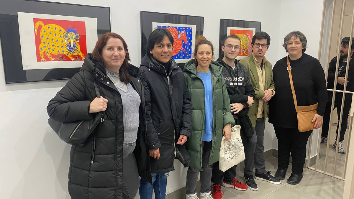 Alumnos de la Escuela de Arte de Cuenca rinden homenaje a María Prymachenko