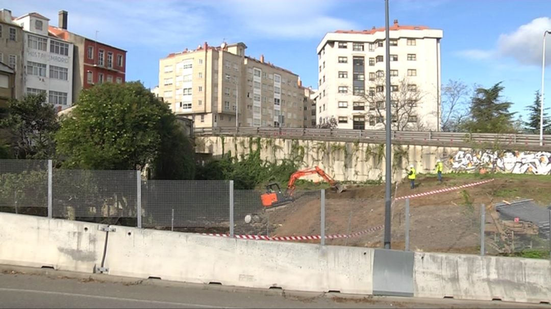 Imagen del inicio de las obras de la Estación Intermodal de Vigo