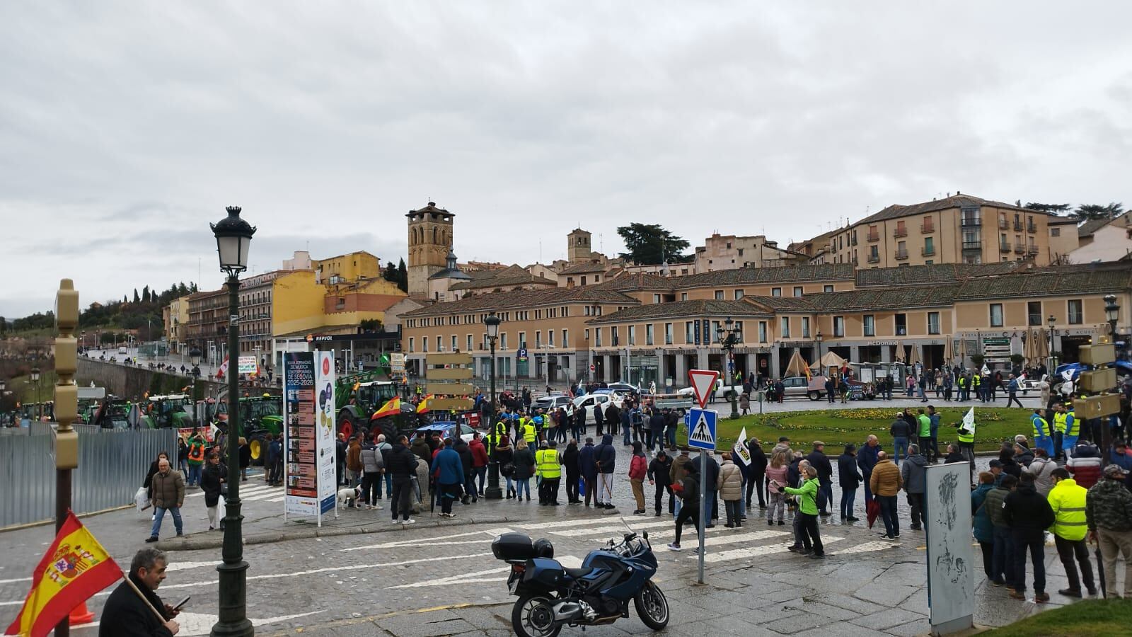 Imágenes de la protesta