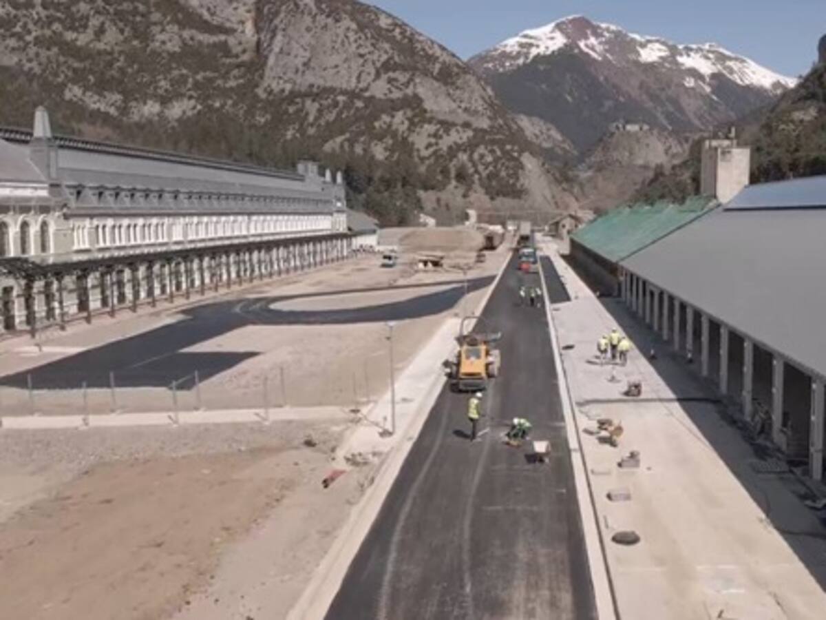 Esta semana está previsto que se inaugure la nueva estación del ferrocarril de Canfranc