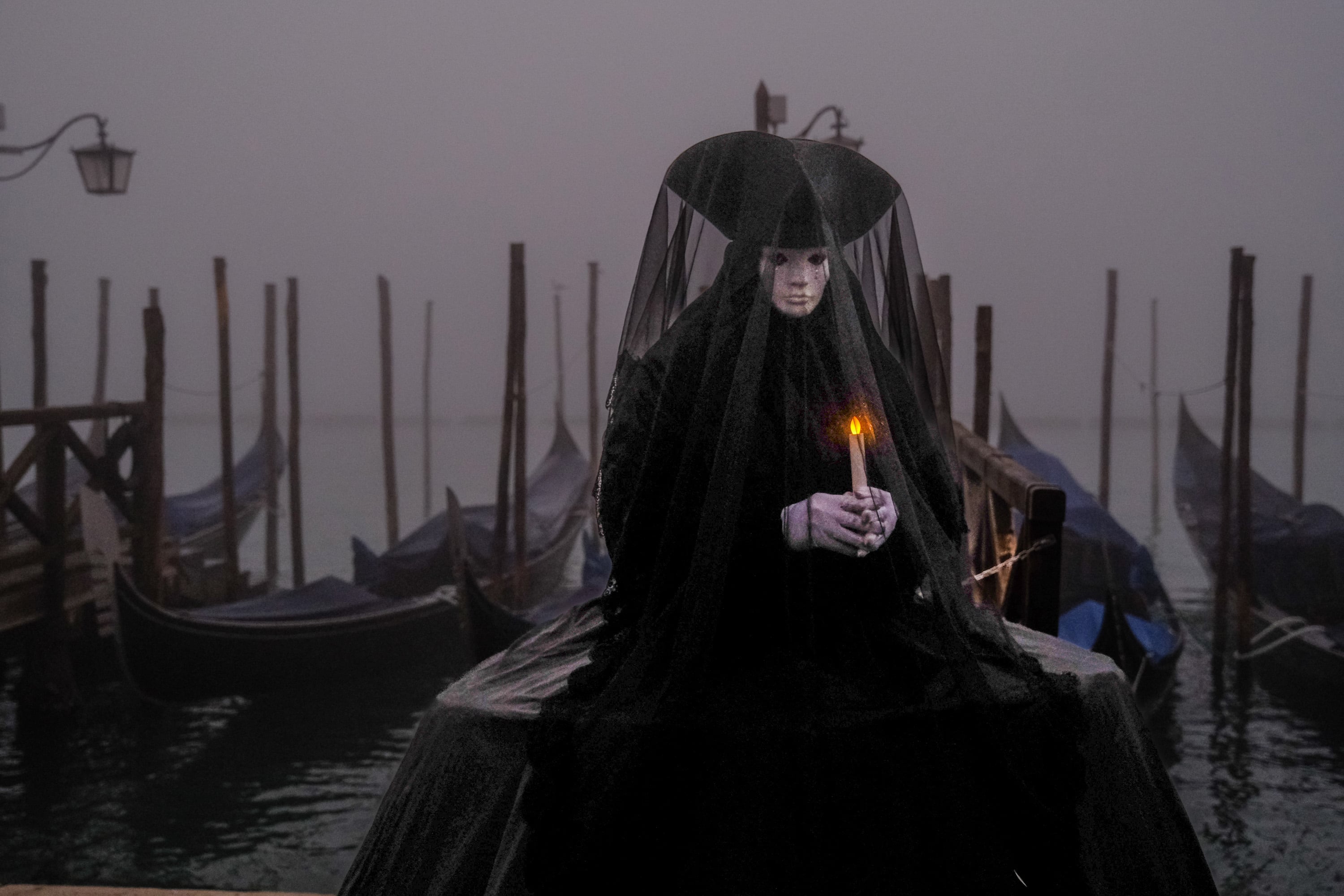 Imagen del Carnaval de Venecia 2023. (Photo by Stefano Mazzola/Getty Images)