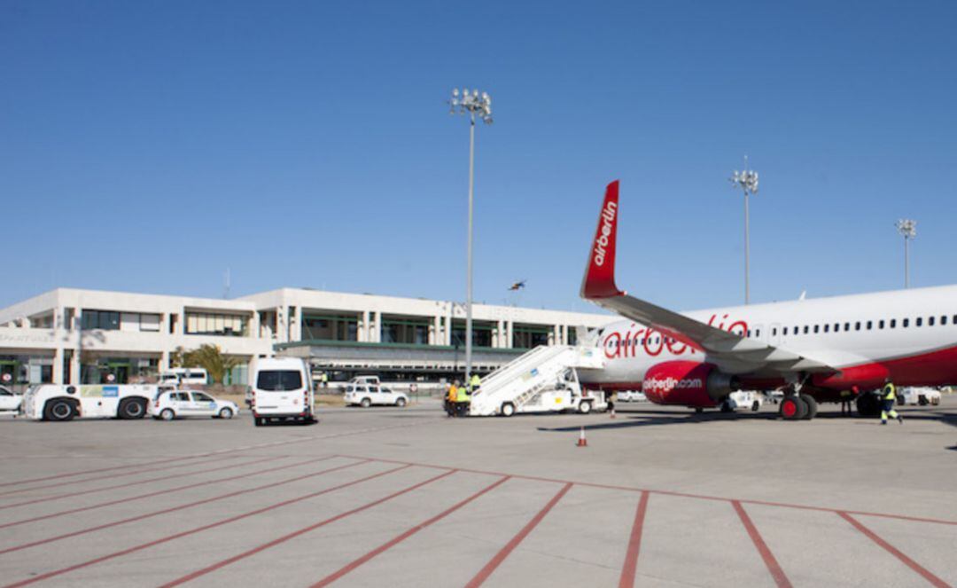 Pista central del aeropuerto de Jerez