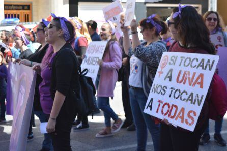 Durante la manifestación se hizo referencia a la figura femenina en la sociedad