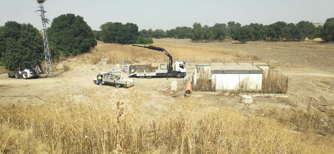 Comienzo de las obras en Perales del Río