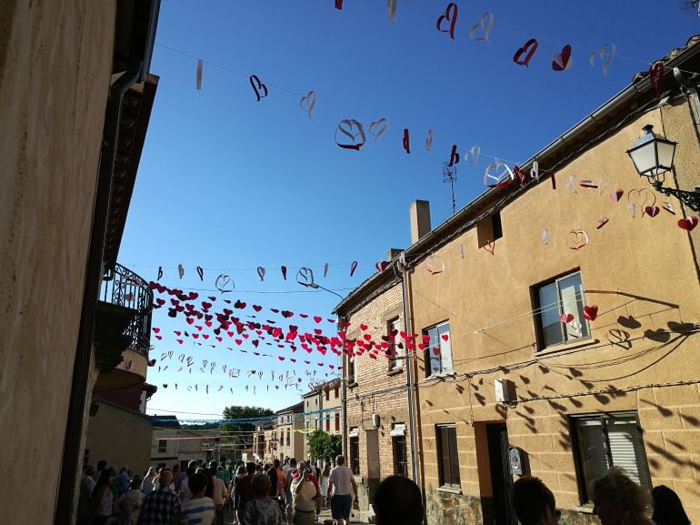 Imagen de archivo de una actividad festiva en La Horra