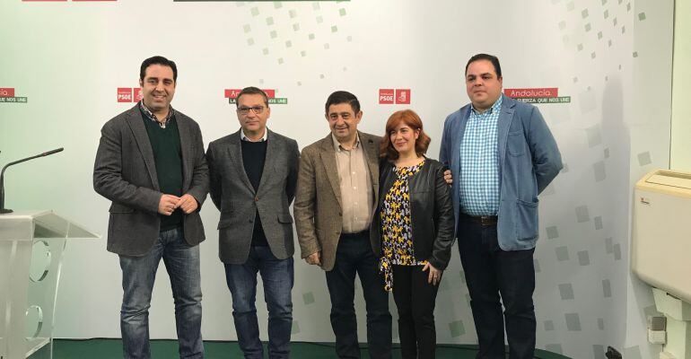 Carlos Hinojosa, Francisco Huertas, Francisco Reyes, Toni Olivares y Víctor Torres.