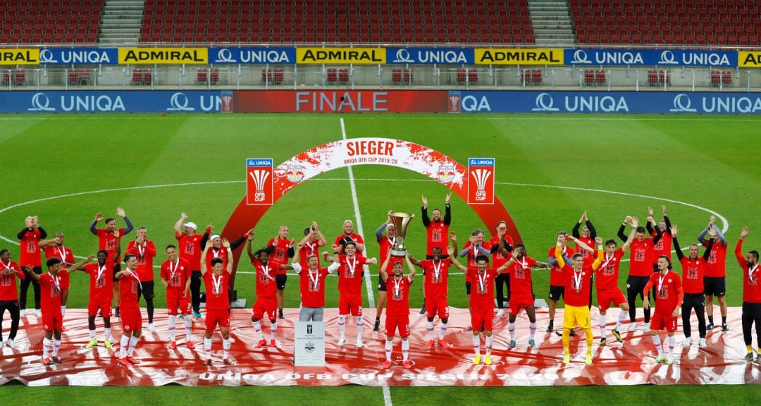 El Salzburgo celebra la Copa