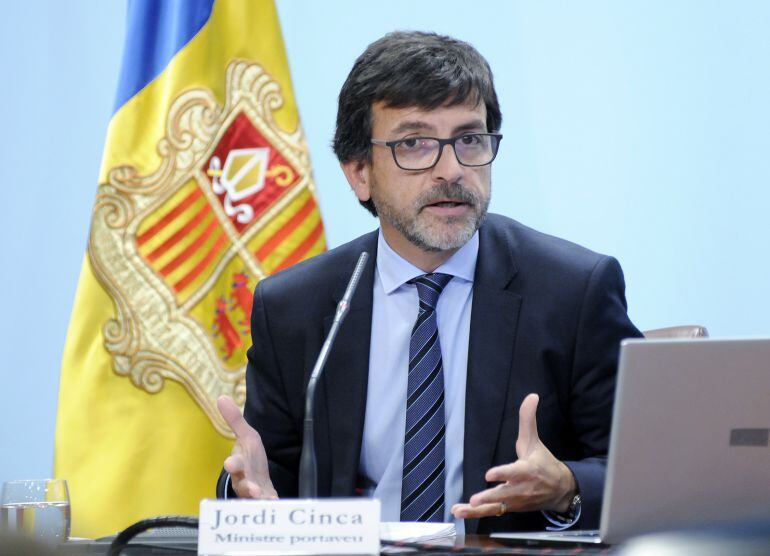 Jordi Cinca, ministre de Finances i portaveu del Govern