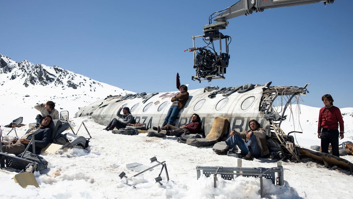Jesús Mariano Martín, bombero, nos habla de su participación en el rodaje de la película "La sociedad de la nieve".
