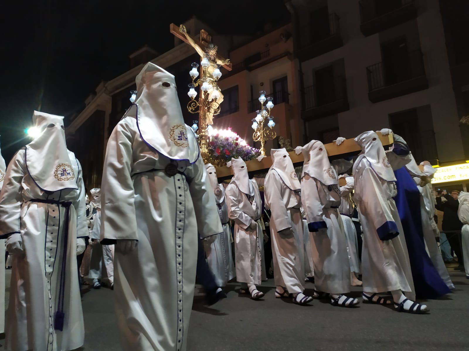 Imagen de archivo de la procesión nocturna en 2022