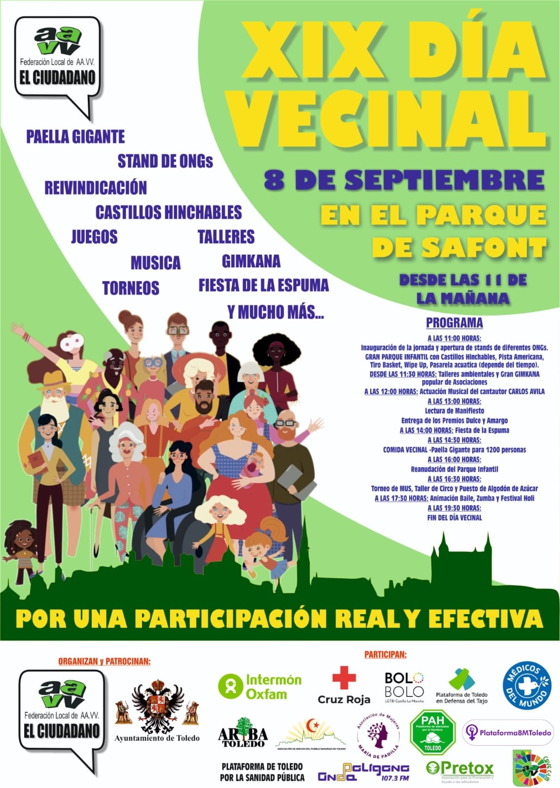 Cartel del XIX Día Vecinal de Toledo