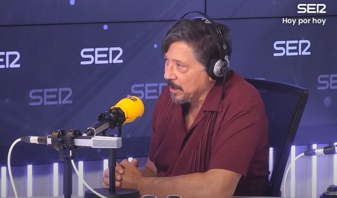 Carlos Bardem durante su entrevista con Pedro Blanco.