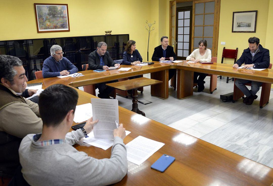 Reunión de la comisión de transparencia en el Ayuntamiento de Jerez