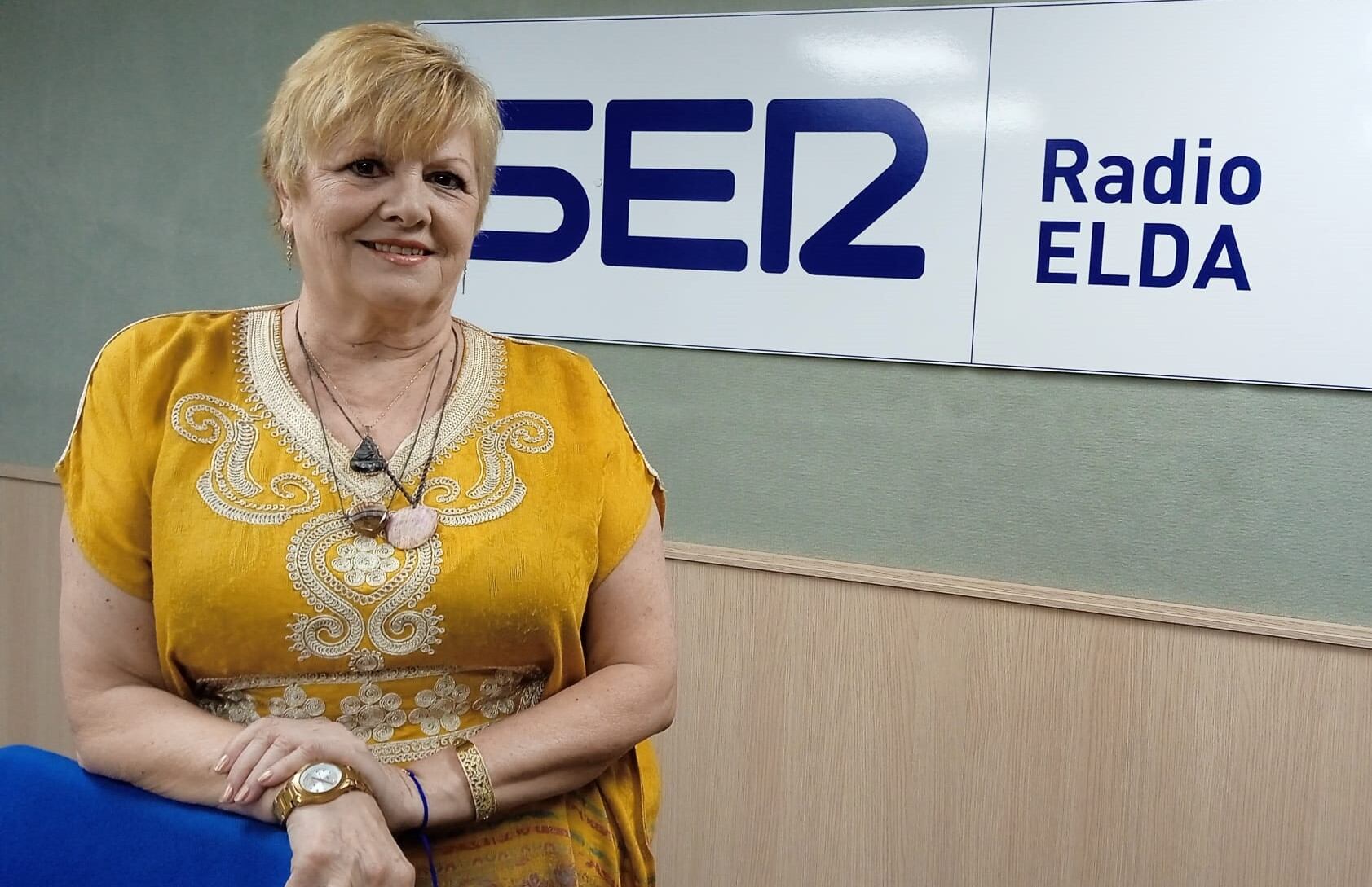 Delgado, en el estudio de Radio Elda SER