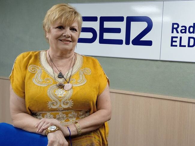 Delgado, en el estudio de Radio Elda SER