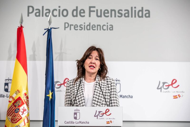 Blanca Fernández, portavoz del Gobierno de Castilla-La Mancha