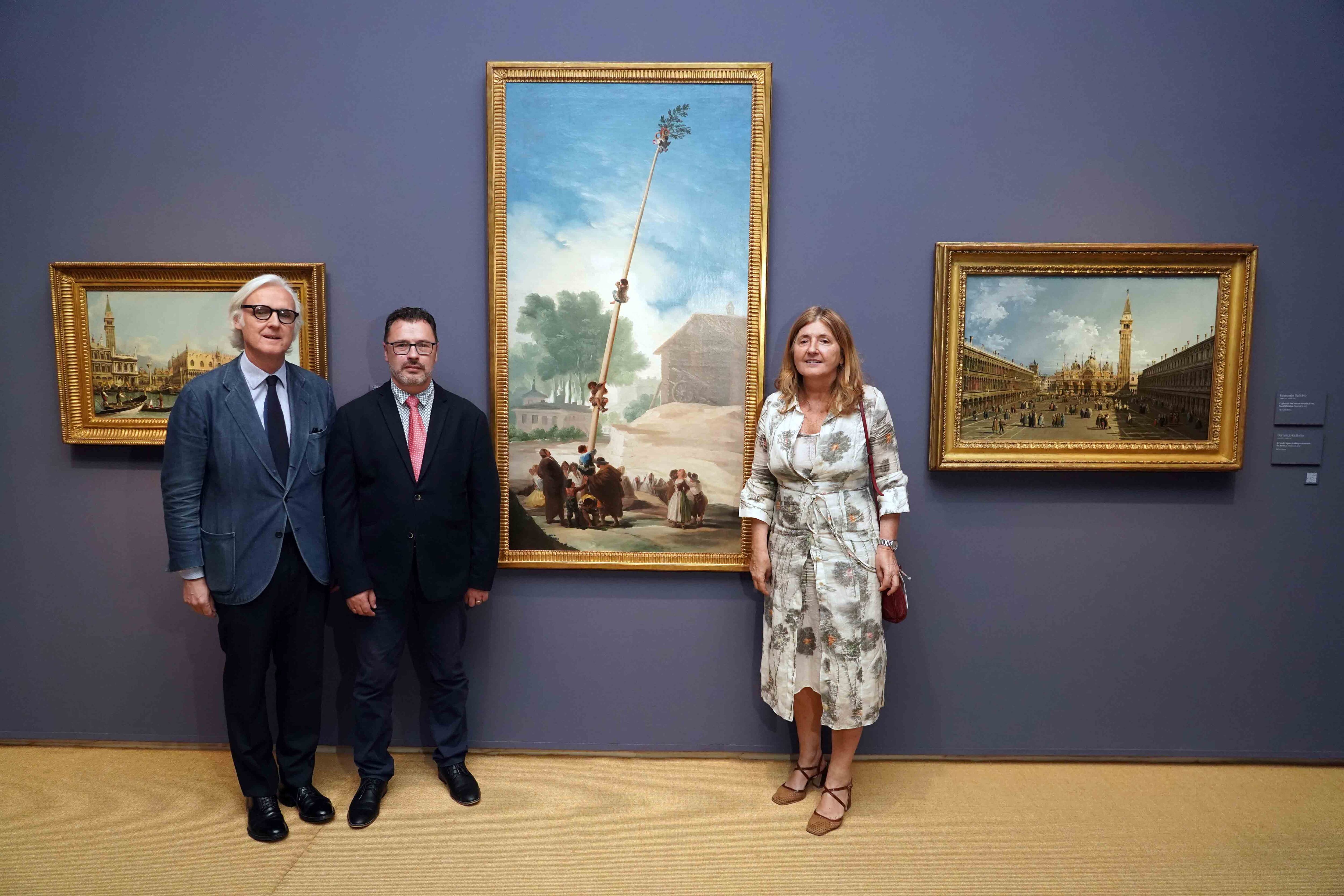 Un momento de la presentación de la muestra este martes