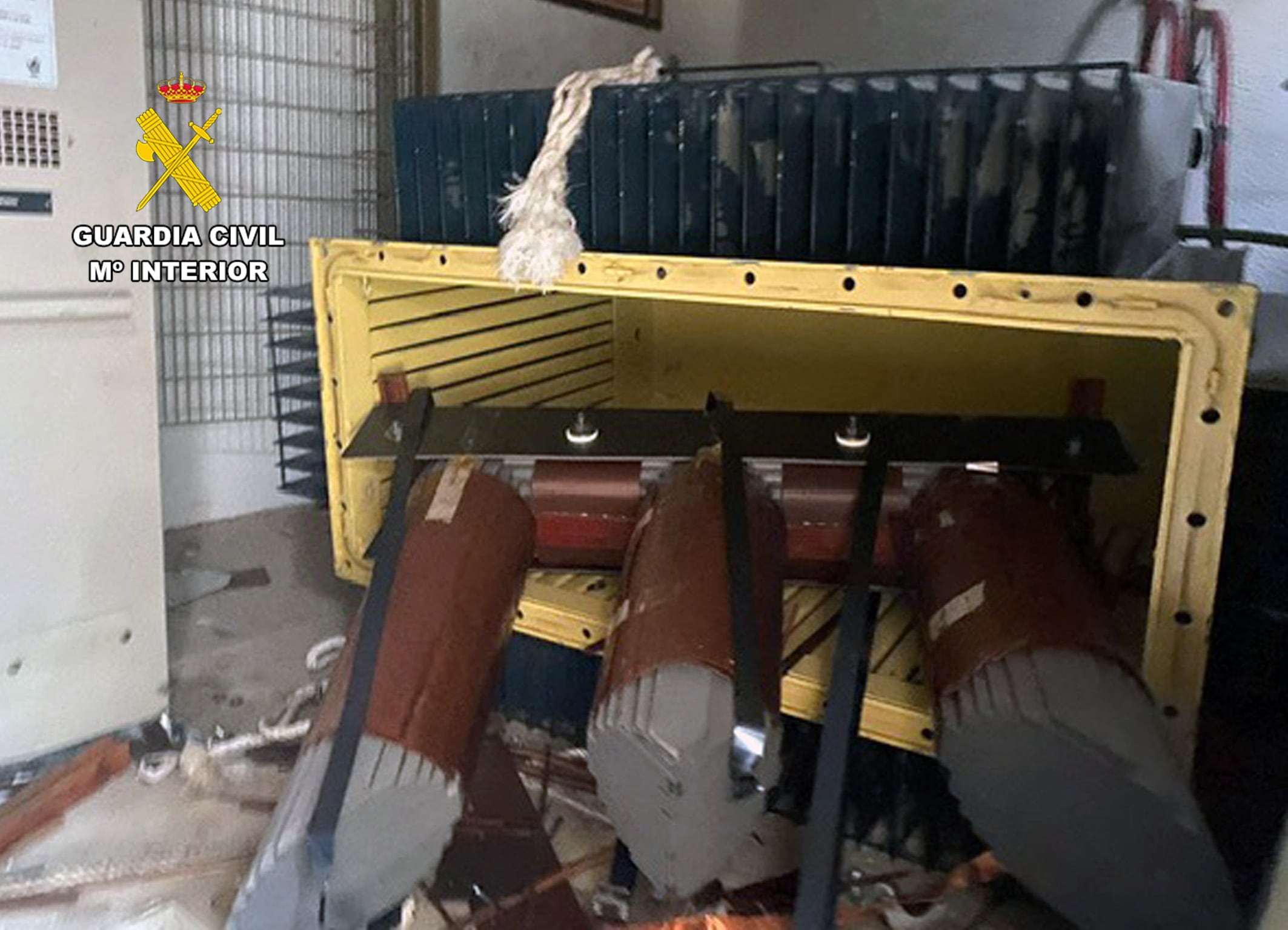 Uno de los transformadores robados