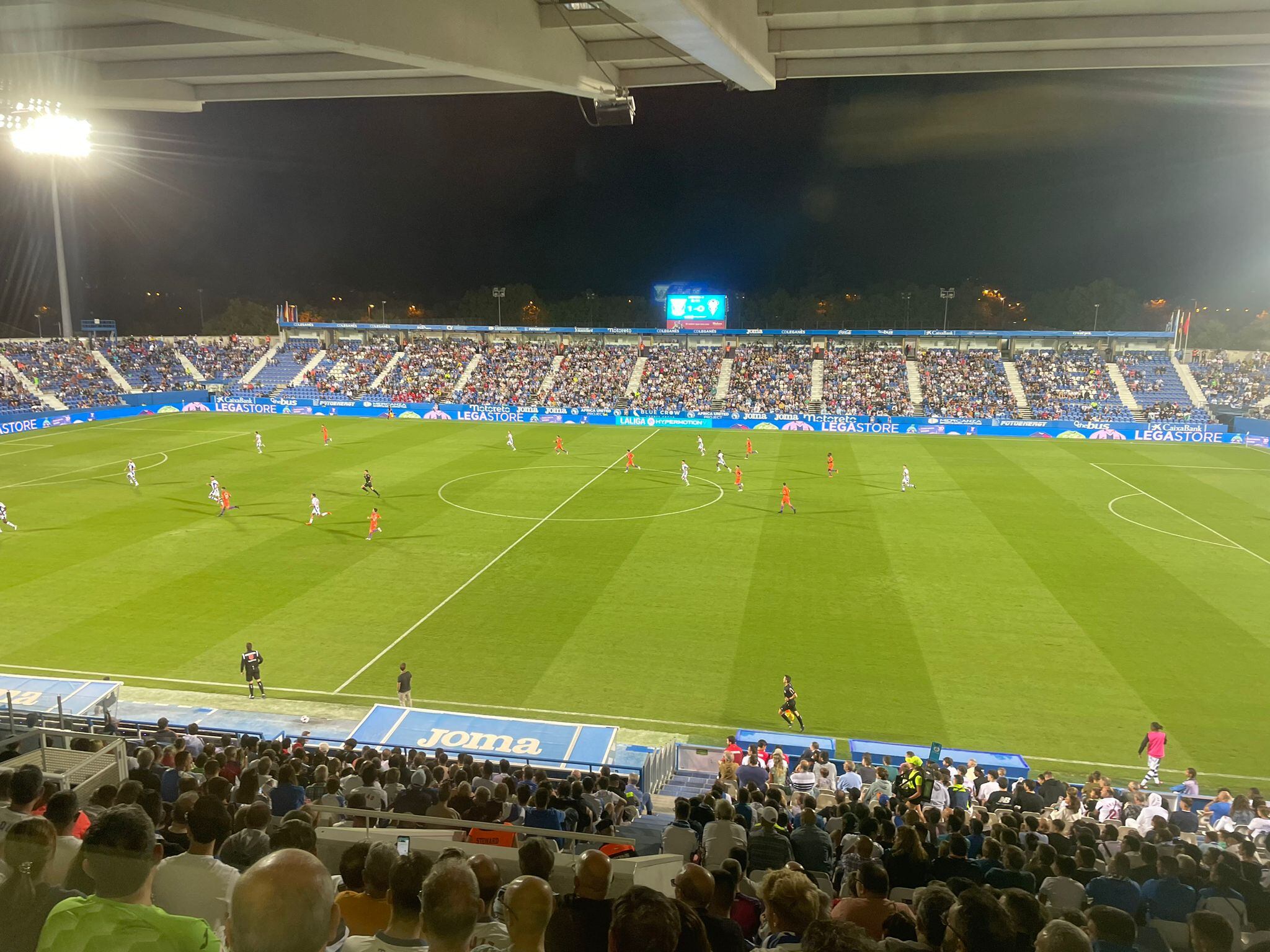 Partido disputado en Butarque entre Leganés y el Albacete