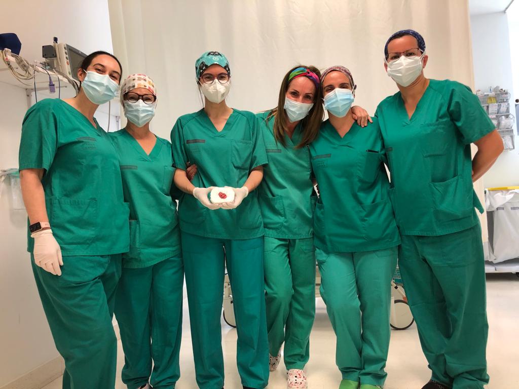 Profesionales de la sección de Aparato Digestivo del Hospital Francesc de Borja de Gandia