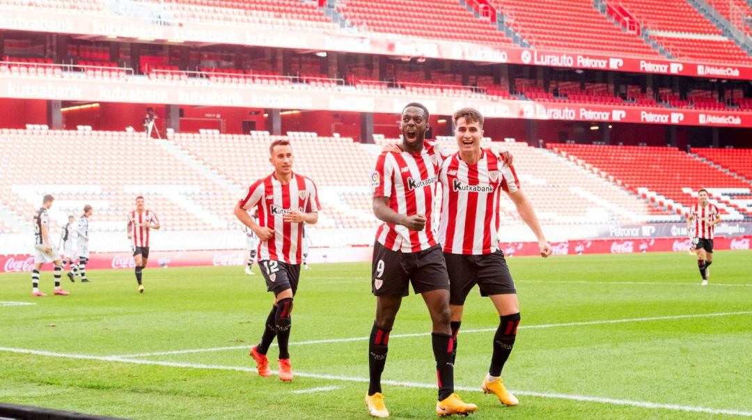 Williams celebra el segundo gol contra el Levante