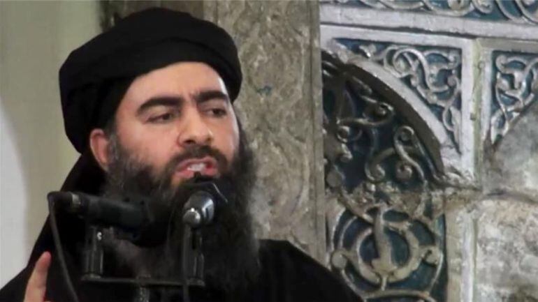 Baghdadi en un discurso dirigido a sus seguidores